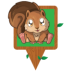 Squirrel Physical Icon