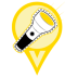 Flat Flashlight Icon