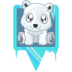 Baby Polar Bear Physical Icon