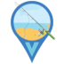 Saltwater Fishing Pole Icon